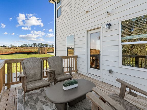 Enjoy a night under the stars on the elevated back porch.