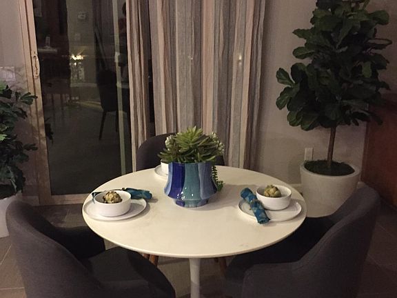 Dining area, part of open floor plan.