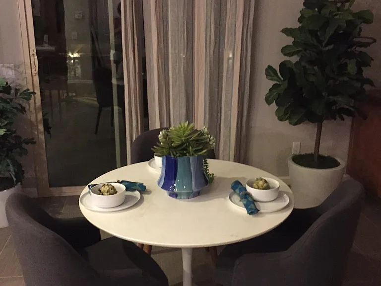 Dining area, part of open floor plan.