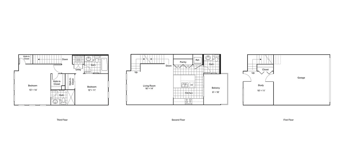 Floor plan One Bennett Park: Ruby