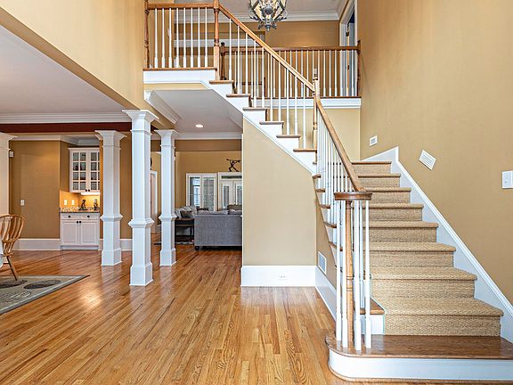 Entryway & Front Stairs.