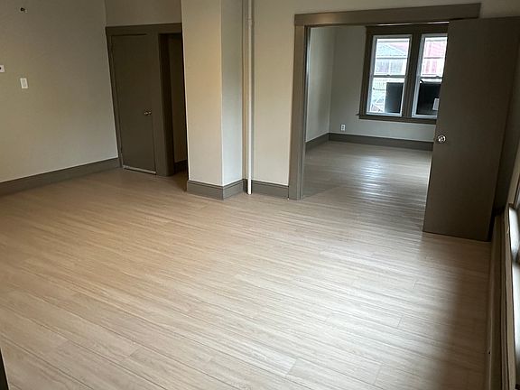 From side door looking into dining room and living room