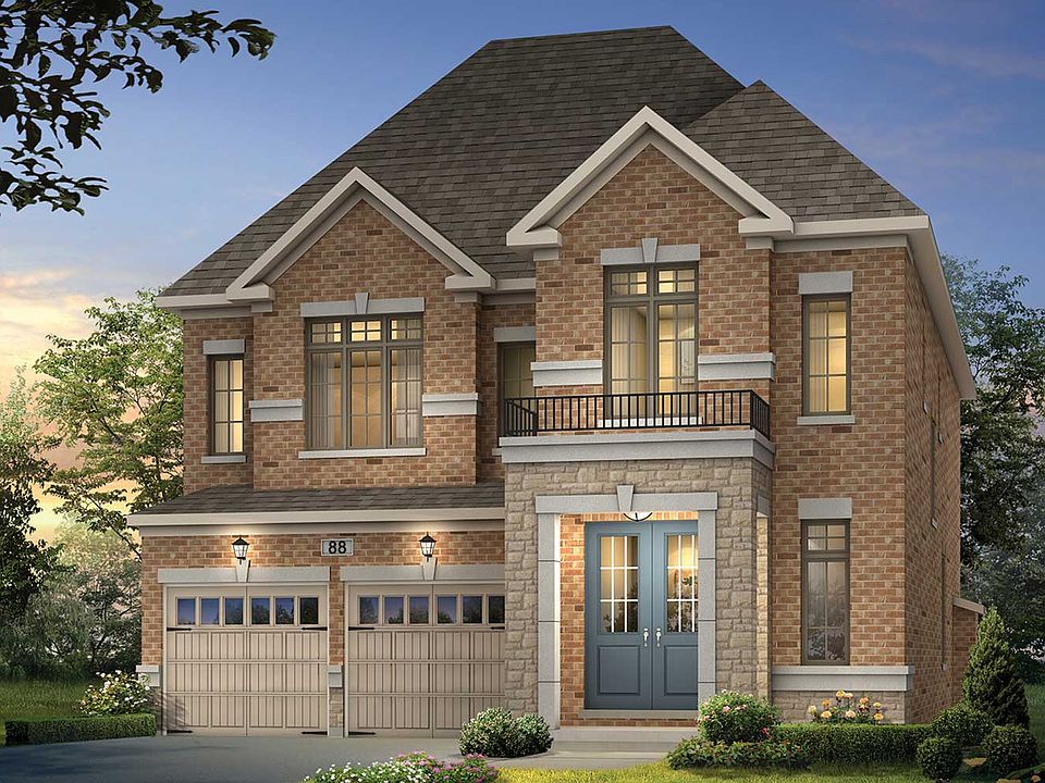 Exterior Mystic Style B at Woodhaven in Aurora, Ontario.