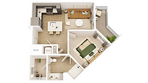 Floor plan A1-A