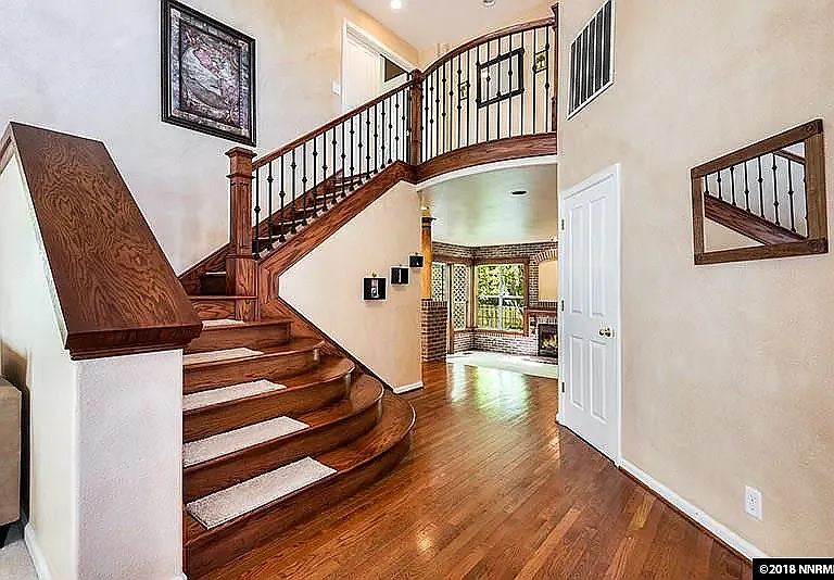 Foyer. 
Built in entertainment system/ smart audio system/speakers throughout house for music/entertainment. control through your phone. - 4750 Sommerville Way