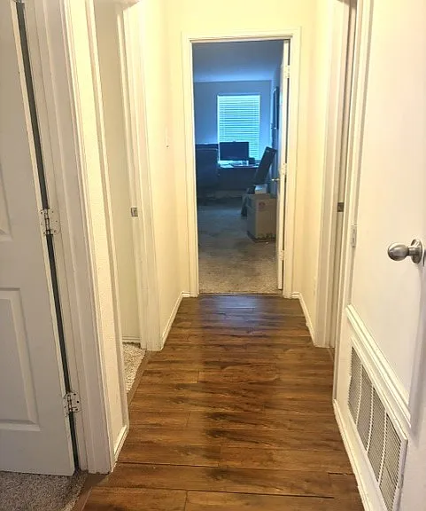 Hallway for 2 guest bedrooms and master bedroom