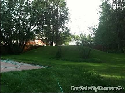 Small Sled Hill in Backyard