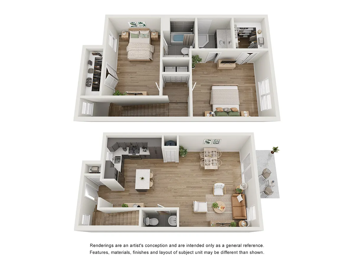 Floor plan C1 | 3 Bed | 3 Bath