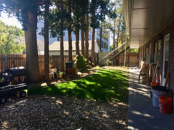 Courtyard looking towards back alley.