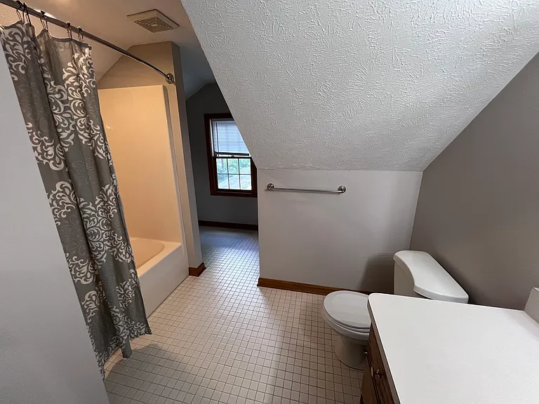 Second floor full bath.