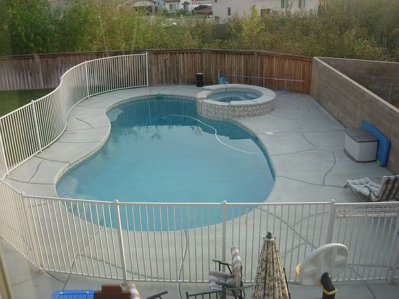 View from 2nd floor window over looking pool