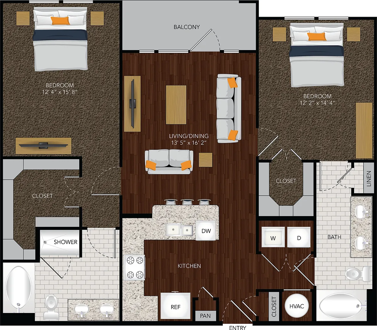 Floor plan B1a