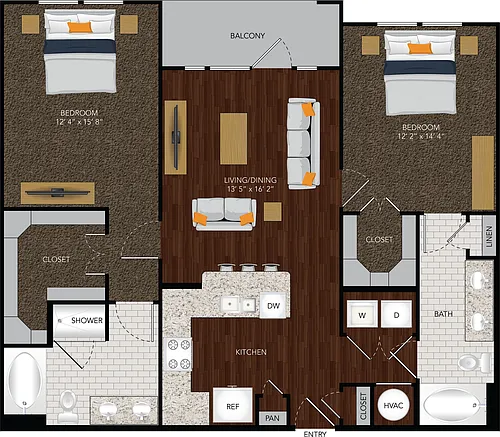 Floor plan B1a