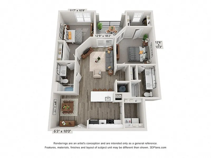Floor plan French Broad