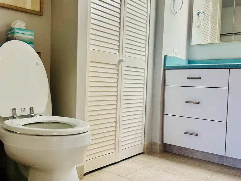 bathroom with shower/tub combo