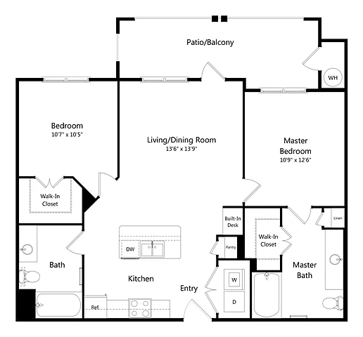 Floor plan B2 - Travis