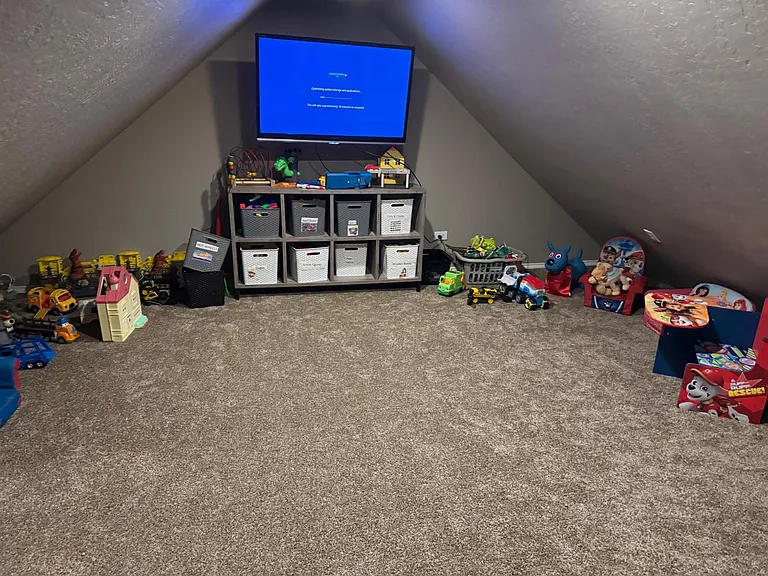 Additional playroom - no included in the square footage of home