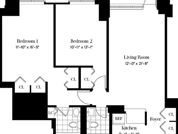 2nd image of 124 W 60th St APT 48E