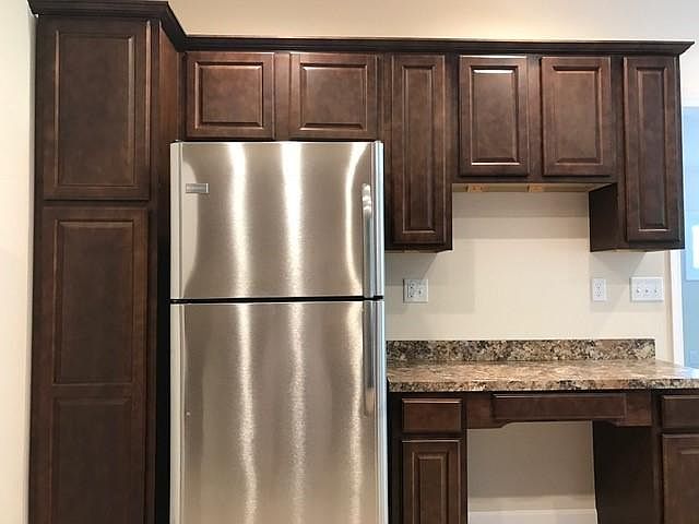 Kitchen with all stainless appliances