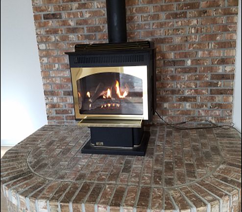 Gas Log Fireplace