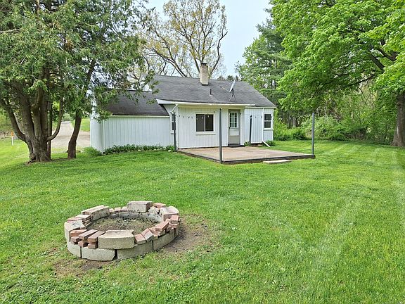 Backyard view of house