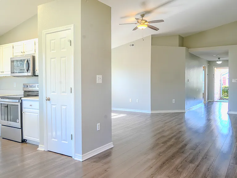 living room and dinning area