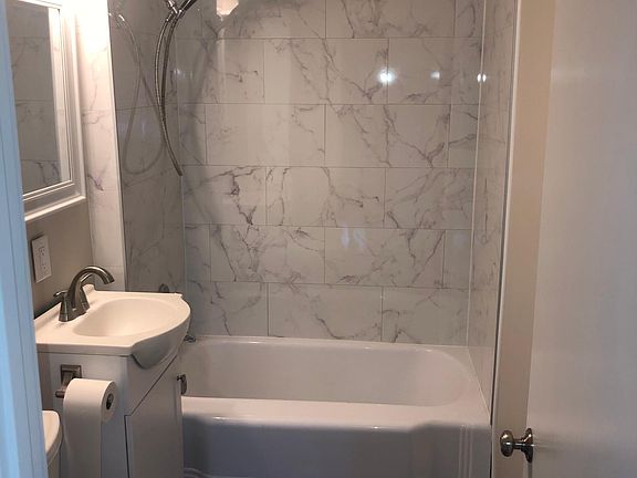 Renovated bathroom.