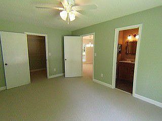 Spacious Master Bedroom- Master Bath on right, Walk in Closet on Left