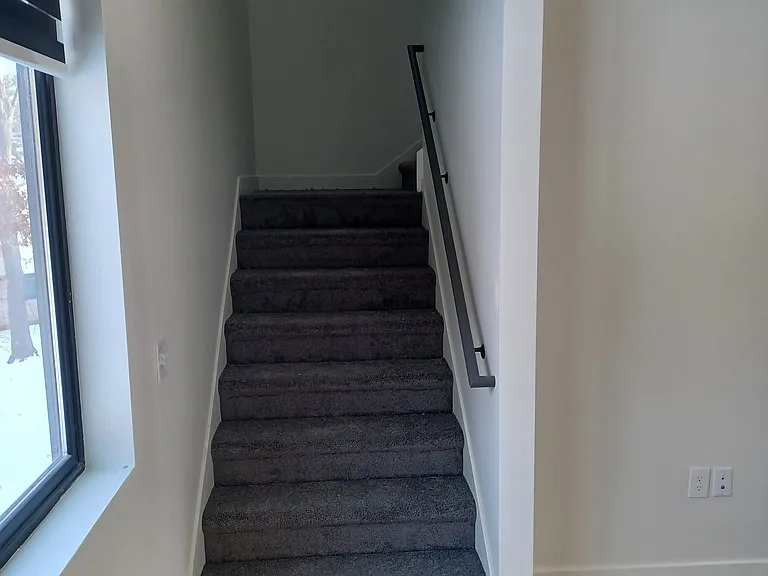 stairway up to bedrooms