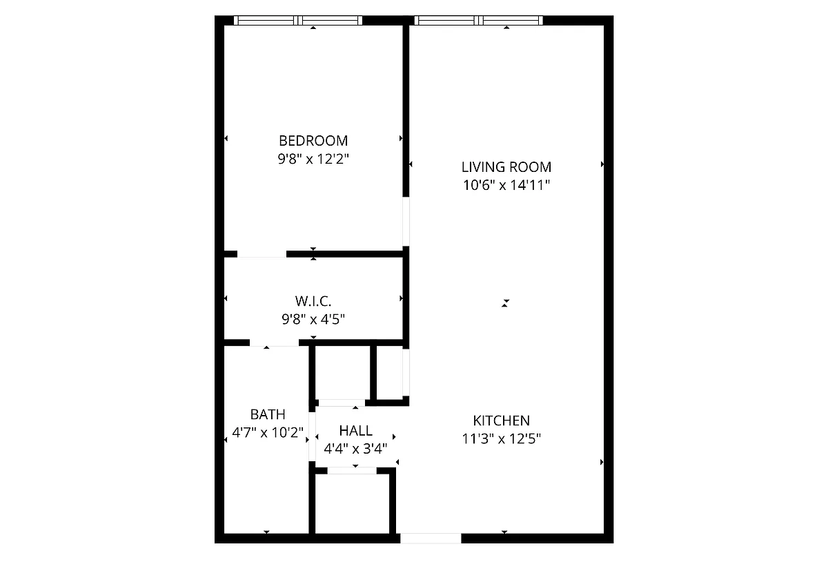 Floor plan 2115 - 1BR