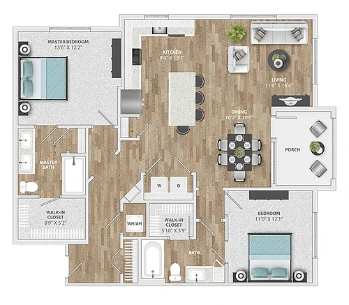 Floor plan Brookside