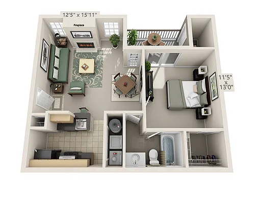 Floor plan Bentley