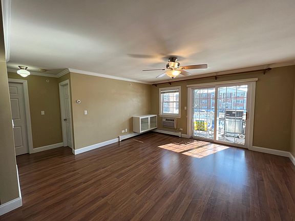 Living room and sliding door to balcony