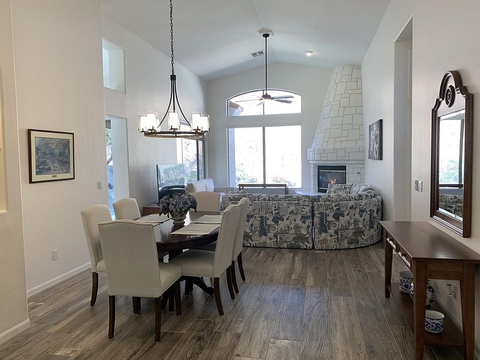 Dining room and living room