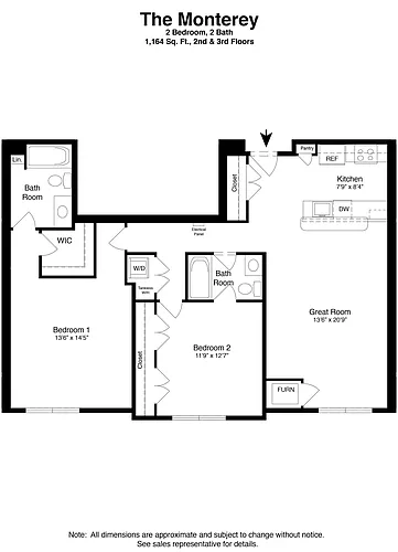 Floor plan Monterey