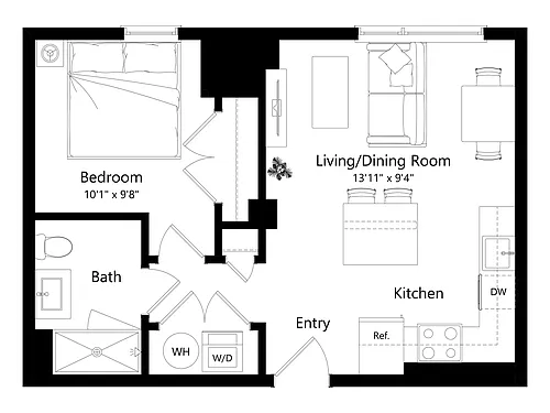 Floor plan A10