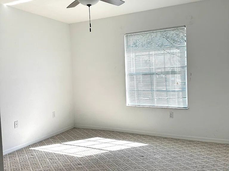 Bedroom #2 with ceiling fan