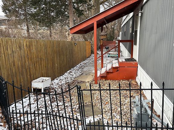 Rear Entrance and back yard