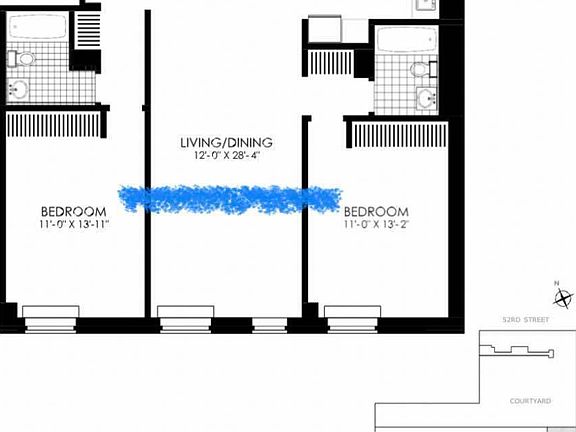 2nd image of 425 W 53rd St APT 707