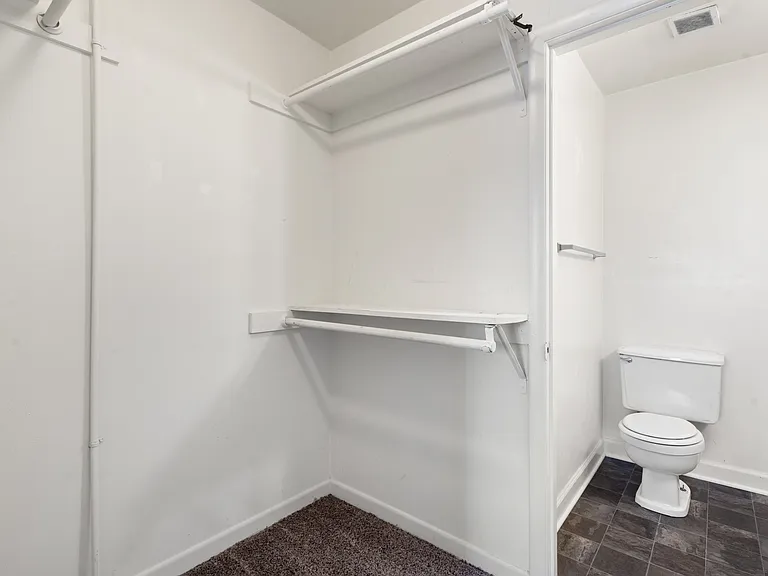 Master Closet with Half Bath