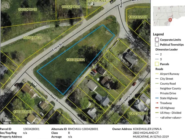 Lots 30 34 Evans St, Muscatine, IA 52761