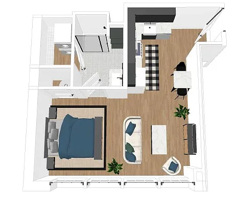 Floor plan V - Studio