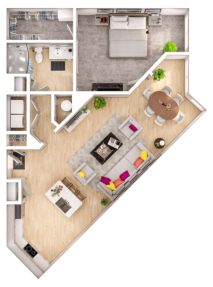 Floor plan A1F