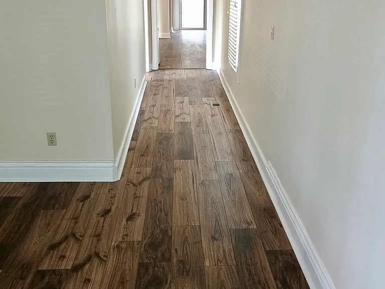 View from Living into Hallway Leading to Guest Bedroom and Kitchen