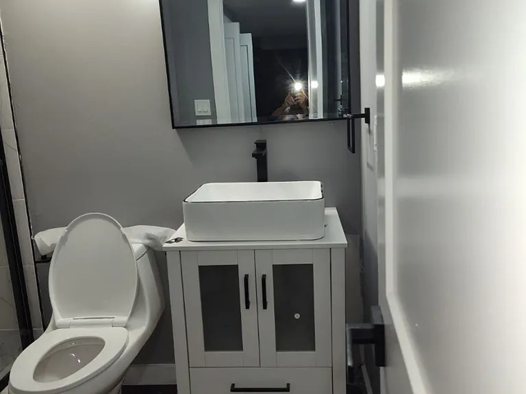 Basement bathroom