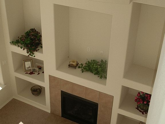 Living area view from loft