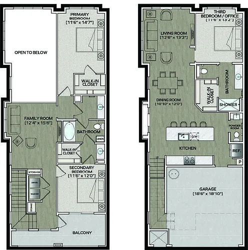 Floor plan Piedmont