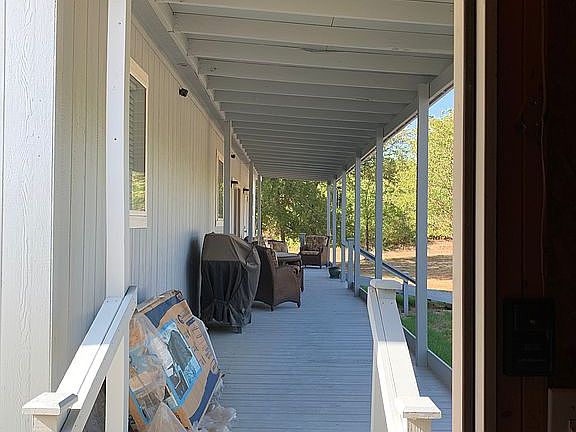 Covered entrance from Garage