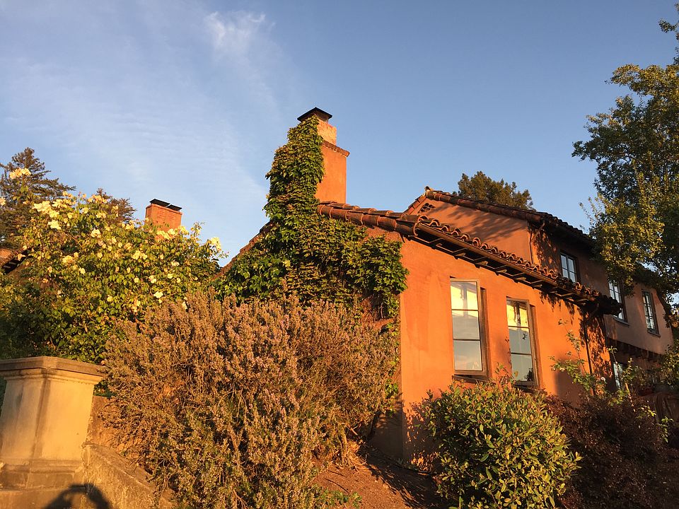 exterior from Rose Walk steps