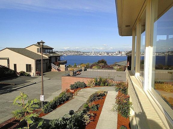 View from front of house